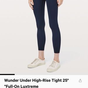 Lululemon full-on-luxtreme leggings. Size 4, 25” length.